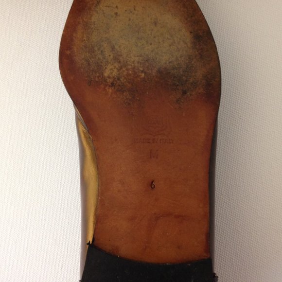 Paloma Flats Classic Wingtip Italian Leather 6M - Picture 14 of 15